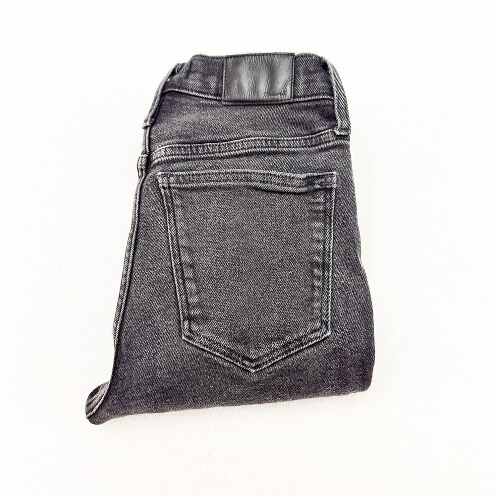 Madewell 10" High-Rise Skinny Denim Jeans Charcoal/Black Size 28
